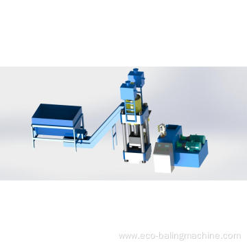 High Capacity Aluminum Shavings Briquetting System